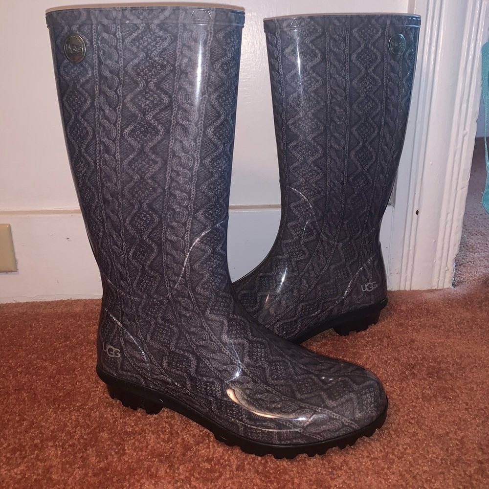 Ugg Fleece Lined Rain Boots